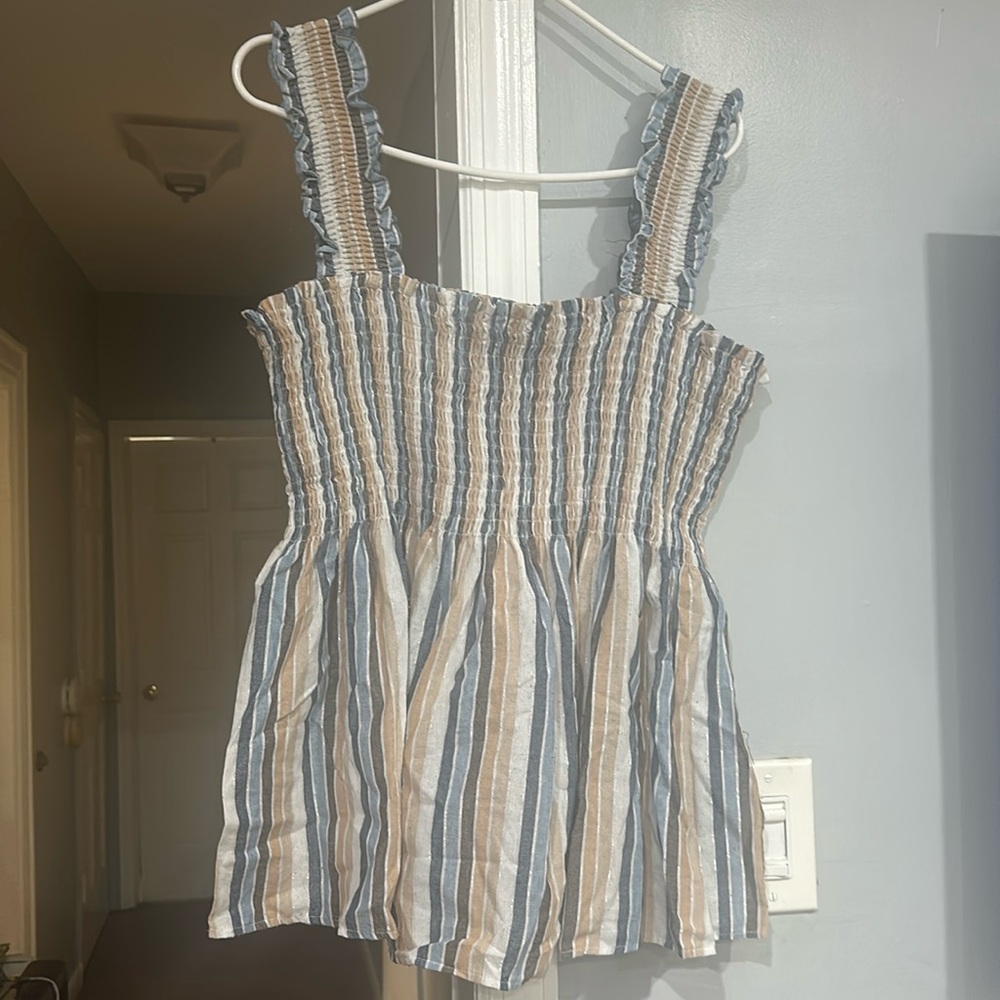 Arula Peplum Tank Top